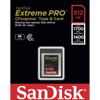 SanDisk Extreme Pro CF express Type B, 512 GB,1700/1400 MB/s_2